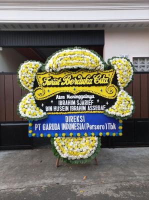 Papan Bunga Duka di Harapanjaya
